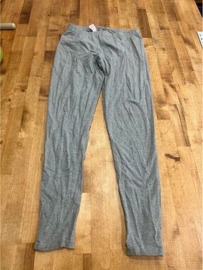Gray Cotton Spandex Leggings Medium (7-8)